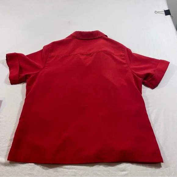 Travel Smith Button Down Cardigan Shirt Women’s Large X-Large Tank Short Sleeve - Picture 15 of 16